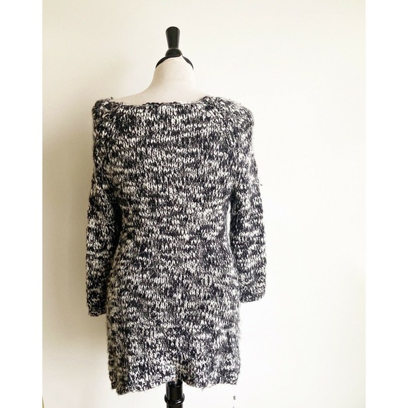 Ann Taylor Women's Gray Knitted Crew Neck Knit Sweater Small - Picture 7 of 8